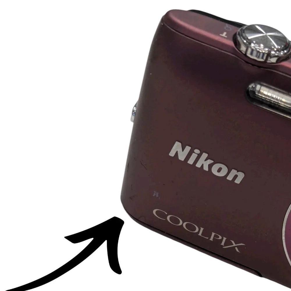 Nikon COOLPIX S4100 14.0MP Digital Camera - Plum Tested READ DESCRIPTION